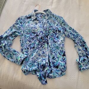 Lily Pulitzer Long Sleeve Button Up
